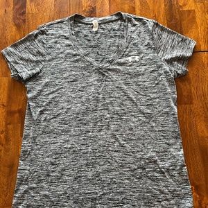Gray Under Armour V-neck T-shirt size Medium.